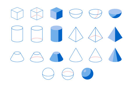 Geometric figure big set