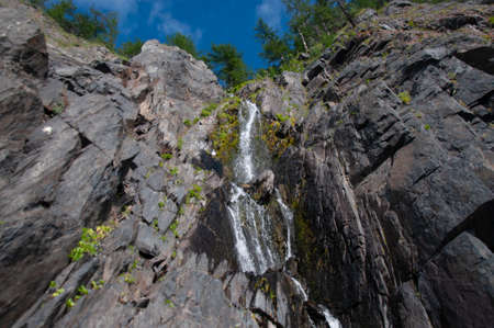 Coast of the Sea of Okhotsk in Khabarovsk region in summerの写真素材