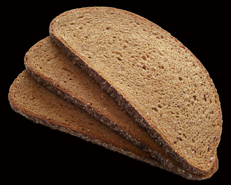 Sliced brown bread