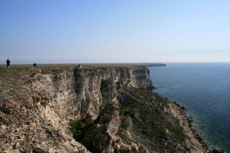  crimean black sea coastline in Ukraine の写真素材