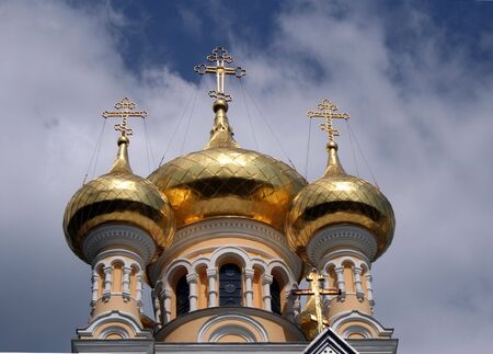 cathedral in Yalta, Ukraineの写真素材