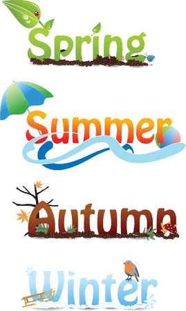 The Seasonsのイラスト素材