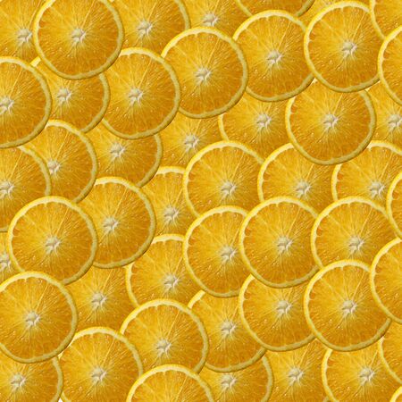 background with orange slicesの写真素材