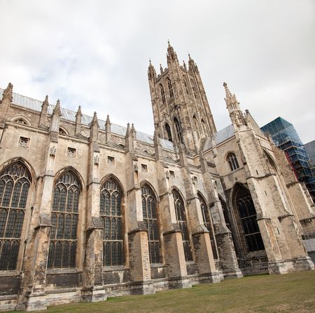 Mother church of England, Canterbury cathedralの写真素材
