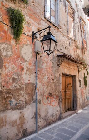 Old venetian house in Rethymnon, Crete, Greece. の写真素材