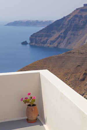 Image of the island of Santorini Greece.の写真素材