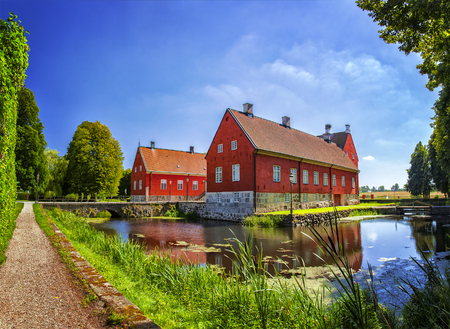 Image of Viderup farming estate. Eslov, southern Sweden.のeditorial素材