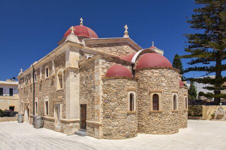 Image of St George church in Lerapetra. Crete, Greece.の写真素材