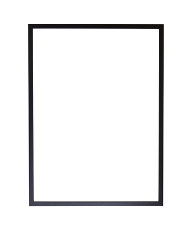 Image of black poster frame mock up. Isolated.の写真素材