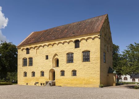 Image of the historic manor house of Bollerup in skane, Sweden.のeditorial素材