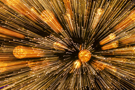 Out of focus christmas tree lights.の写真素材