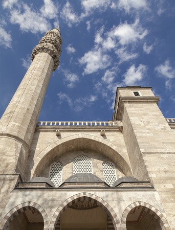 Perspective shot of Suleymaniye mosque exterior. IStanbul, Turkey.の写真素材