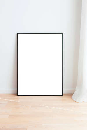 Modern room with mock up frame.の写真素材