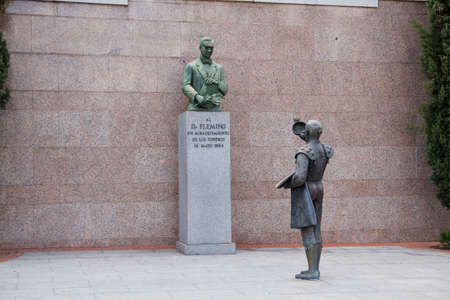 Statue in Plaza De Toros De Las Ventas in Madrid, Spain 2010のeditorial素材