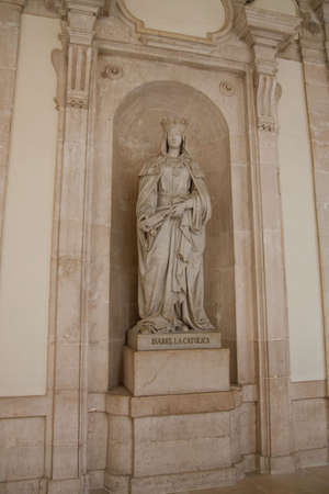 Statue in Palace Real de Madrid, Spain 2010のeditorial素材