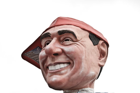 A float at the carnival of Viareggio Italy, 2010のeditorial素材