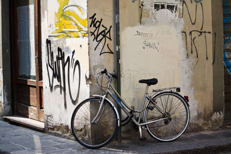 An image of old bike の写真素材