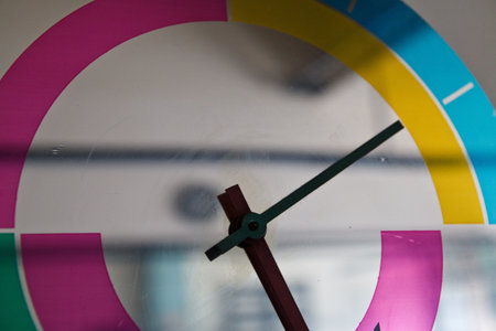 Stainless steel wall clock 