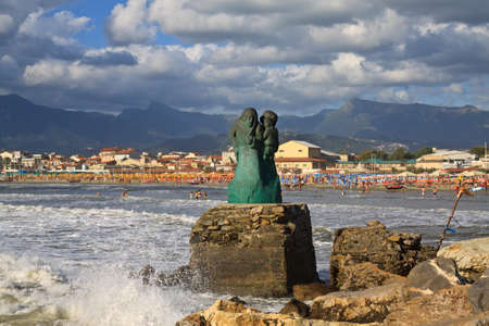 Coast of the Versilia. Viareggio Tuscany, Italy の写真素材