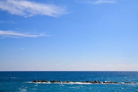 The national park Cinque Terre in Italy の写真素材
