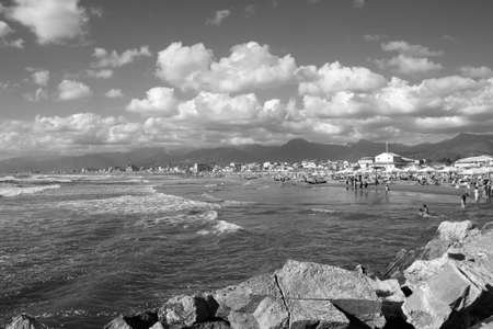 Coast of the Versilia. Viareggio Tuscany, Italy の写真素材