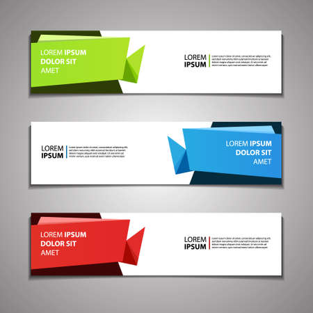Label Banner Background Modern Business Corporate Template Design Webのイラスト素材