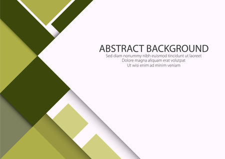 White Background Blank Space with Yellow Color Solid Shape Side. Modern Design Graphic Vector.のイラスト素材