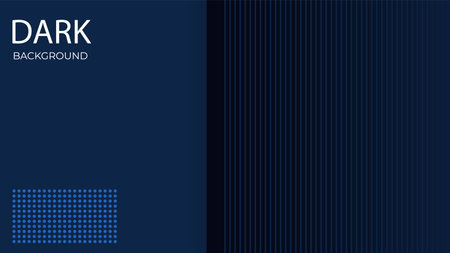 vector graphic design Dark Black Blue modern abstract background wallpaper for business, company, office, corporate, web, presentation, publication, advertising with side blank space EPS 10のイラスト素材