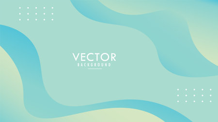 Wavy, Wave, Liquid, Fluid Vector Abstract Background Wallpaper Light Gradient Gray Design With Blank Spaceのイラスト素材