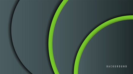 Abstract Modern Green Curve Line Design Graphic Vector Background, Wallpaperのイラスト素材