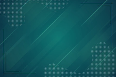 Green Line Shapes. Modern Background Template for Web, Cover, Header, Card, Banner. Design Graphic Vector EPS10のイラスト素材