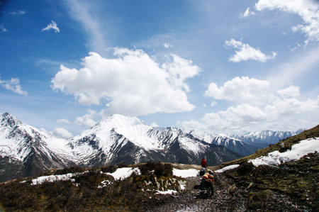Snow mountain 