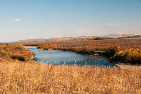 Mordaga autumn sceneryの写真素材