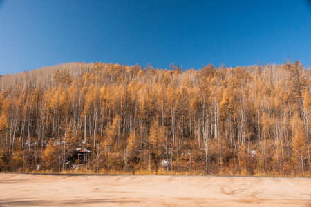 Mordaga autumn sceneryの写真素材