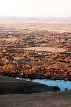 Genhe River Wetlandsの写真素材