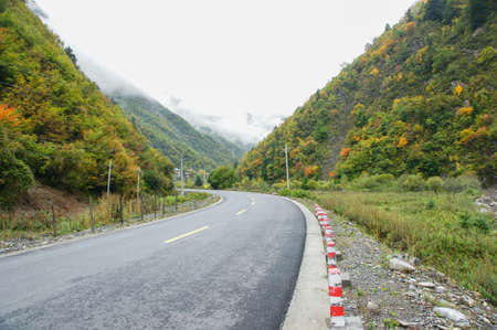 China Sichuan autumn sceneryの写真素材