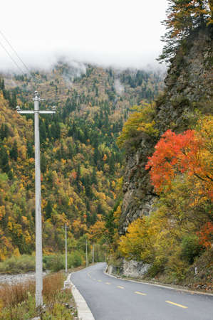 China Sichuan autumn sceneryの写真素材