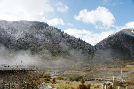 China Sichuan autumn sceneryの写真素材