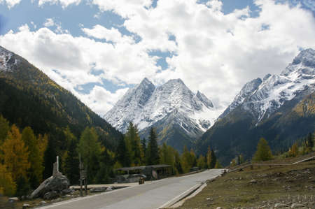 China Sichuan autumn sceneryの写真素材