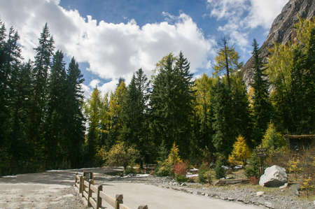 China Sichuan autumn sceneryの写真素材