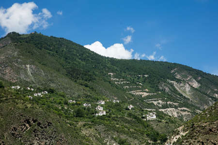 Road in Sichuan, Chinaの写真素材