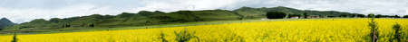 Landscape on the Sichuan highway in Chinaの写真素材