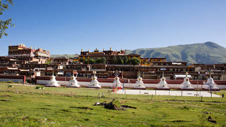 The scenery on the highway in sichuan in chinaのeditorial素材