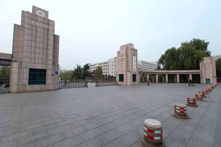 Shandong University gateのeditorial素材