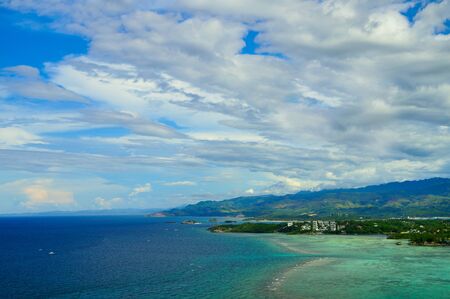 beautiful coast of Boracay island, Philippinesの写真素材