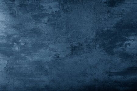 Brown texture background. Top view, flat lay. Color of the year 2020 classic blue tonedの写真素材