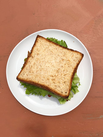 A sandwich ready for lunch