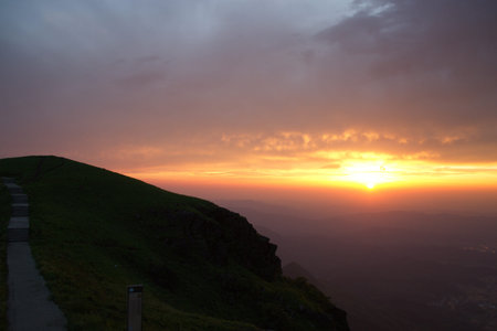 Wugong Mountain sceneryのeditorial素材