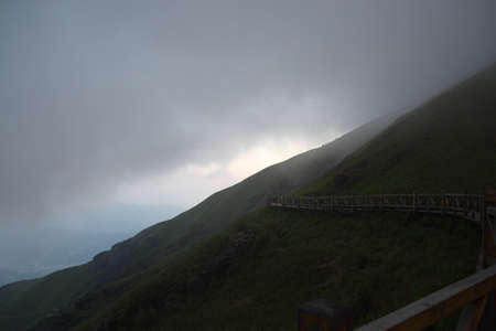 Wugong Mountain sceneryの写真素材