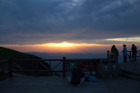 Wugong Mountain sceneryの写真素材